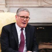 Starmer och Trump tidigare i våras. 