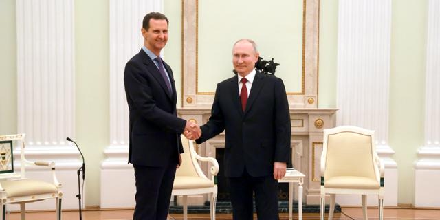 Assad och Putin i Kreml. Vladimir Gerdo / AP