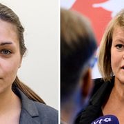 Amelia Andersdotter och Ulla Andersson.