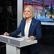 Socialdemokraternas partiledare Magdalena Andersson