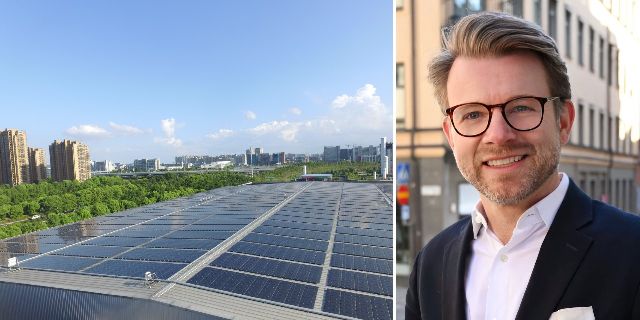 Max Metelius, vd för Advanced Soltech Sweden AB.