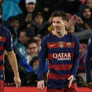 Luis Suarez, Lionel Messi, Neymar.