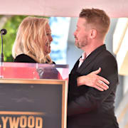 Catherine O'Hara och Macaulay Culkin 2023.