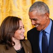 Kamala Harris och Barack Obama. 