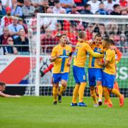 Norrköping spelade för dagen i blågula tröjor.