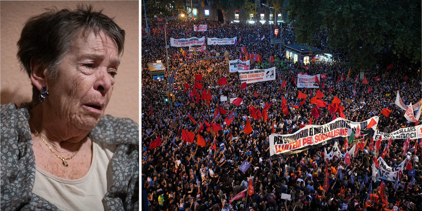 Vräkningen av Maricarmen Abascal har lett till enorma protester runt om i Spanien.