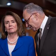 Nancy Pelosi och Chuck Schumer-