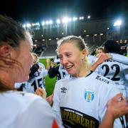 Göteborgs Rebecka Blomqvist jublar