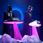 Daft Punk under en spelning på Grammy Award i Los Angeles 2017.