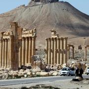 Palmyra i Syrien.