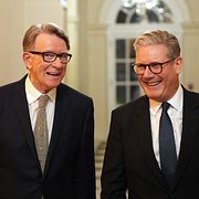 Peter Mandelson och Keir Starmer.