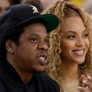 Jay-Z tillsammans med hustrun Beyoncé. 