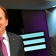Stefan Löfven och Åsa Romson.