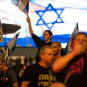 Arkivbild, protest i Tel Aviv i november 2024. 