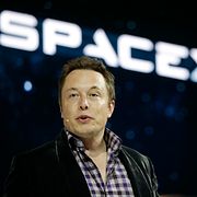 Space X grundare och vd Elon Musk. Arkivbild.