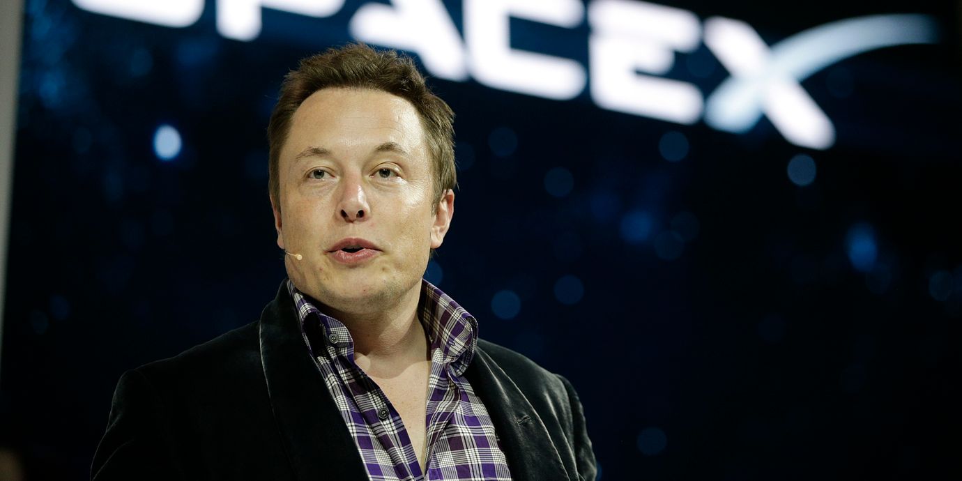 Space X grundare och vd Elon Musk. Arkivbild.