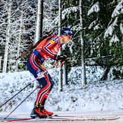 Sivert Guttorm Bakken tävlar i IBU-cupen i Östersund den 7 december.