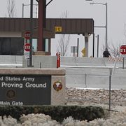 Militärbasen Dugway Proving Ground, Utah, USA.