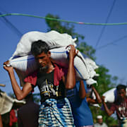 Rohingyer i flyktinglägret i Cox’s Bazar i Bangladesh.