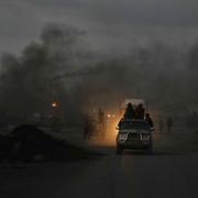 Palestinier i Gaza stad.