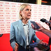 Socialdemokraternas partiledare Magdalena Andersson (S).