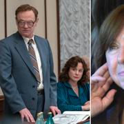 Scen ur ”Chernobyl” och Svetlana Aleksijevitj.