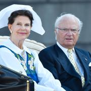 Arkivbild: Drottning Silvia och kung Carl Gustaf. 