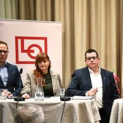 Johan Ingelskog, Marie Nilsson, Veli-Pekka Säikkälä, Johan Lindholm och Eva-Lotta Ramberg.