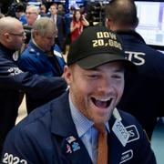 New York-börsens Dow Jones-index passerade drömgränsen 20 000 punkter i januari. 