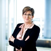 Helena Haraldsson, makro- och omvärldsstrateg på DNB Carnegie Private Banking. Pressbild.