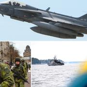 Jas Gripen, Livgardet intar Stureplan, marinen under insatsen i Stockholms skärgård i oktober 2014.