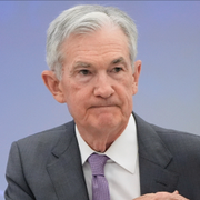 Fed-chefen Powell. Feds ”dot plot”.