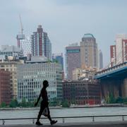 Arkivbild, Manhattan i New York. 