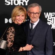 Steven Spielberg tillsammans med sin fru Kate Capshaw på premiären av ”West Side story”