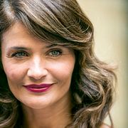 Danska modellen Helena Christensen. Arkivbild.