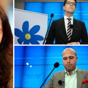 Jenny Madestam, Jimmie Åkesson och Erik Almqvist.