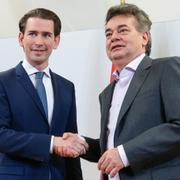 Sebastian Kurz och Werner Kogler.