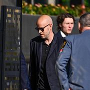 
Daniel Ek, grundare och vd för Spotify, utanför Grand Hotel i samband med Bilderberggruppens möte i Stockholm i juni.