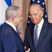 Biden och Netanyahu under Bidens tid som vicepresident. 