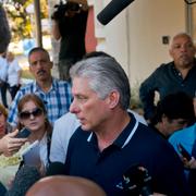 Kubas president Miguel Diaz-Canel.