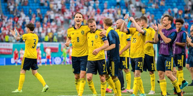 Bild efter 3–2-segern.  JOEL MARKLUND / BILDBYRÅN