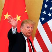 Arkivbild. Trump mötte Xi i Beijing under första mandatperioden.