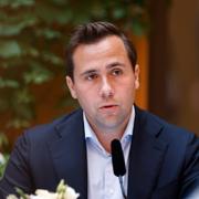 Bistånds- och utrikeshandelsministern Benjamin Dousa (M). 