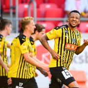 Martin Olsson fick göra sitt första mål i Häckentröjan under måndagskvällen.