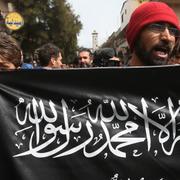 The Nusra Fronts flagga.