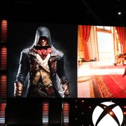 Promotion för Assassins creed, 2014.