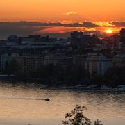 Utsikt från Skinnarviksberget. 
