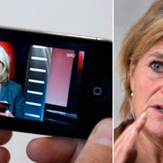 Höger: SVT:s vd Eva Hamilton.