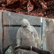 Ebolavård i Kongo-Kinshasa.