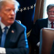 Donald Trump och John Bolton.